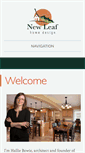 Mobile Screenshot of newleafhomedesign.com